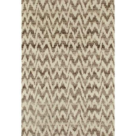 ART CARPET 5 X 8 Ft. Troy Collection Static Woven Area Rug, Beige 25504